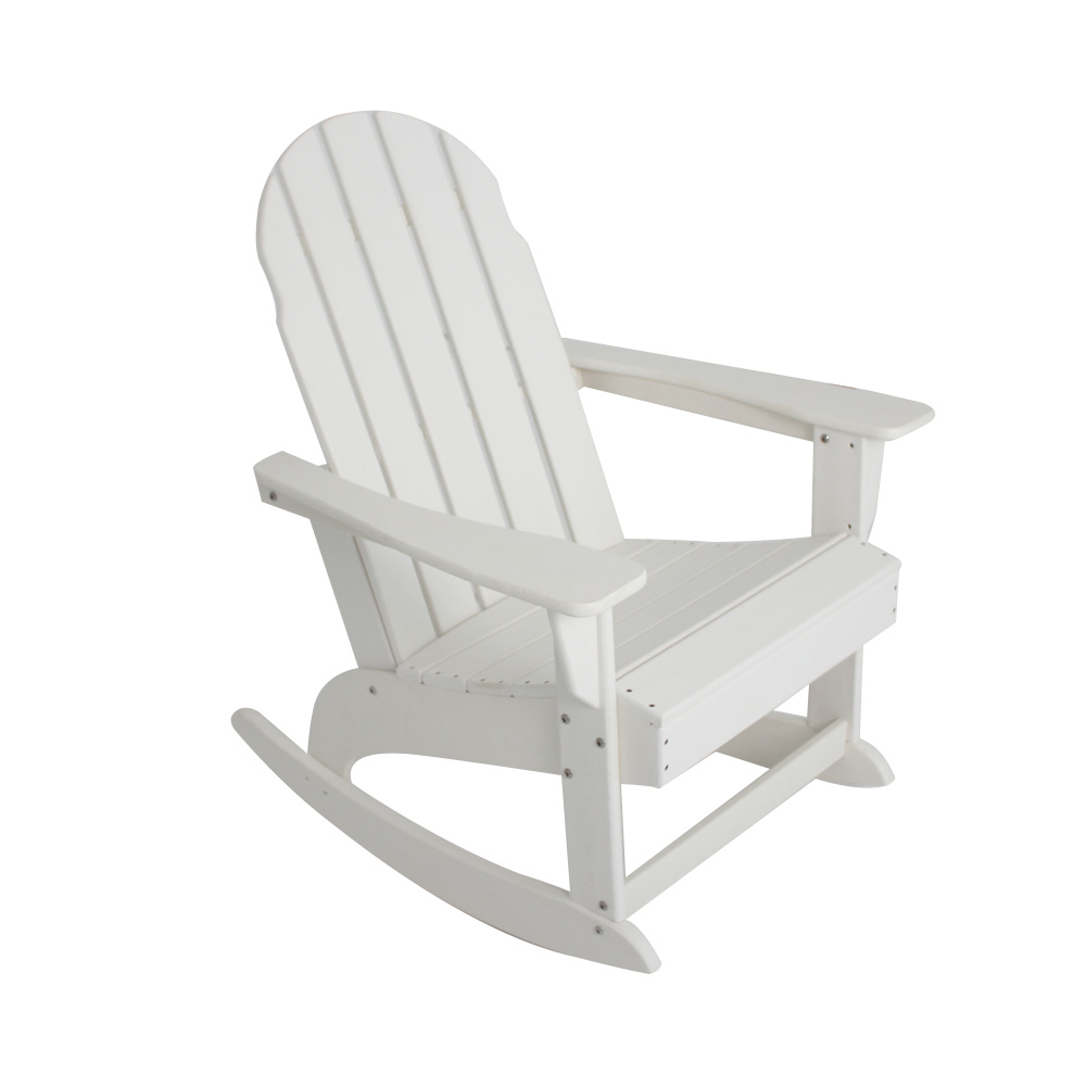 ADM011 Scaun balansoar alb pentru petrecerea timpului liber - Scaun Adirondack pentru exterior