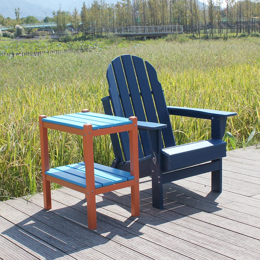 ADS204 Scaun Adirondack din HDPE, mai durabil, rezistent la intemperii